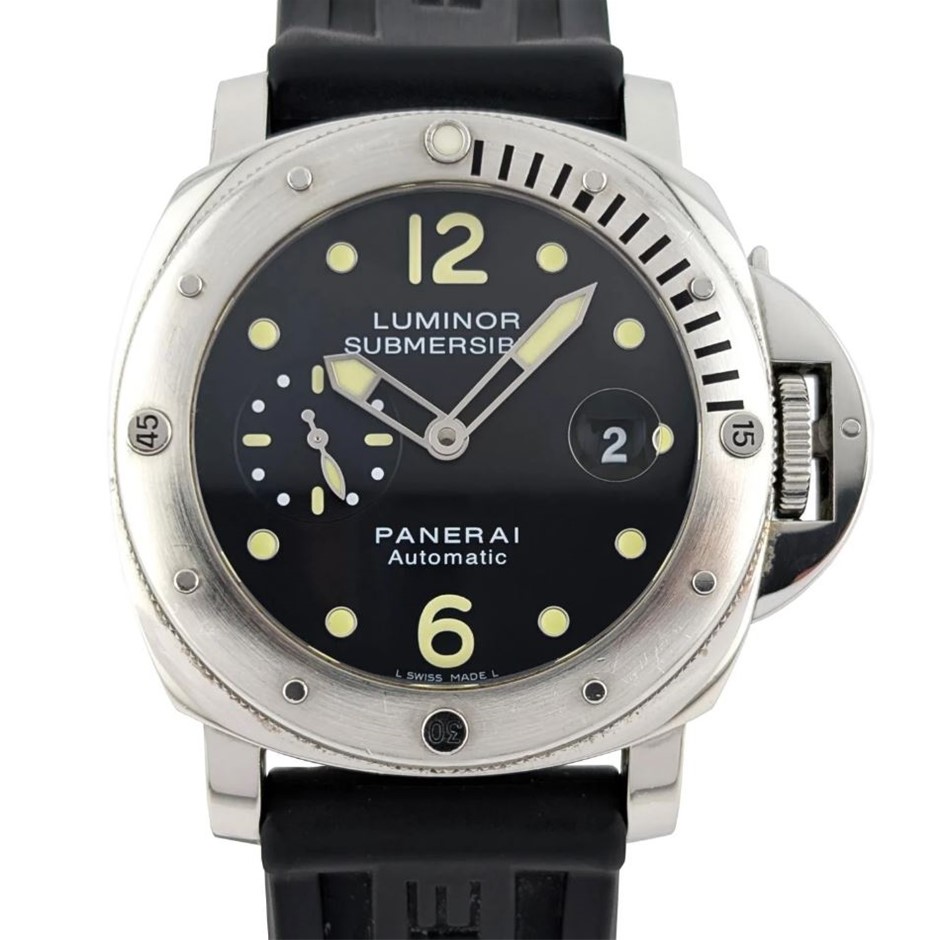 PANERAI PAM00024 LUMINOR SUBMERSIBLE 44MM 2014 BXP & COA