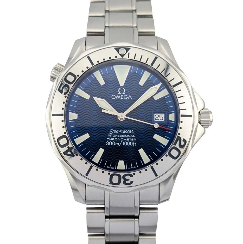 OMEGA 2255.80 SEAMASTER DIVER 300M ELECTRIC BLUE 41MM 2007 WXO