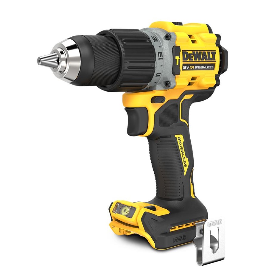 DeWALT 18V XR Li-ion Cordless Brushless 2-Speed Hammer Drill Driver - Skin