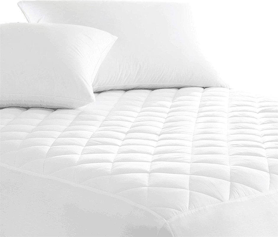 LUXOR Australian Made Fully Fitted Cotton Quilted Mattress Protector, Size: