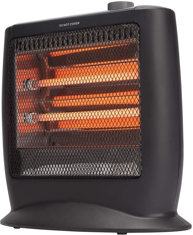 GOLDAIR Radiant Heater, 800W, Size: 38 x 38 x 20cm, Colour: Grey.