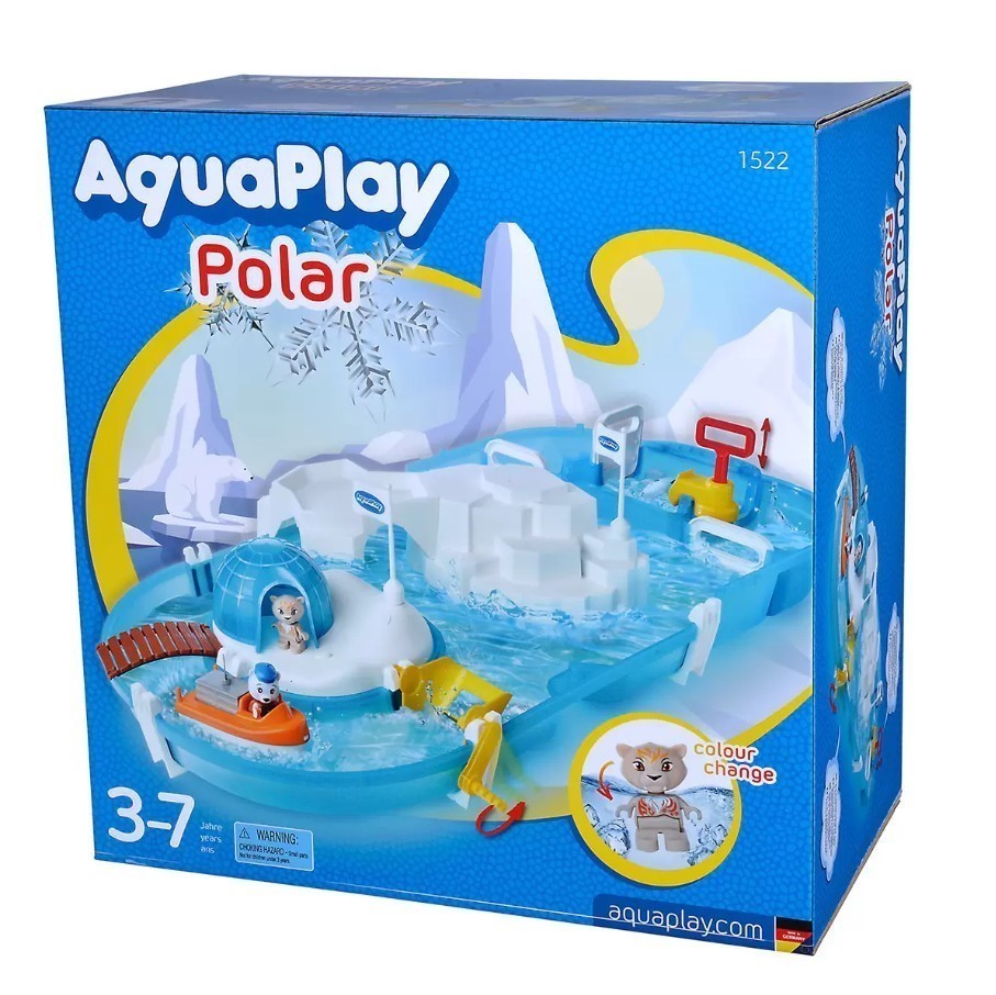AQUAPLAY Polar Water Playset. N.B: Damaged packaging & some accessories are
