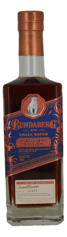 Bundaberg Small Batch Distillery Coconut Reserve Bottle #12438 (1x 700mL)
