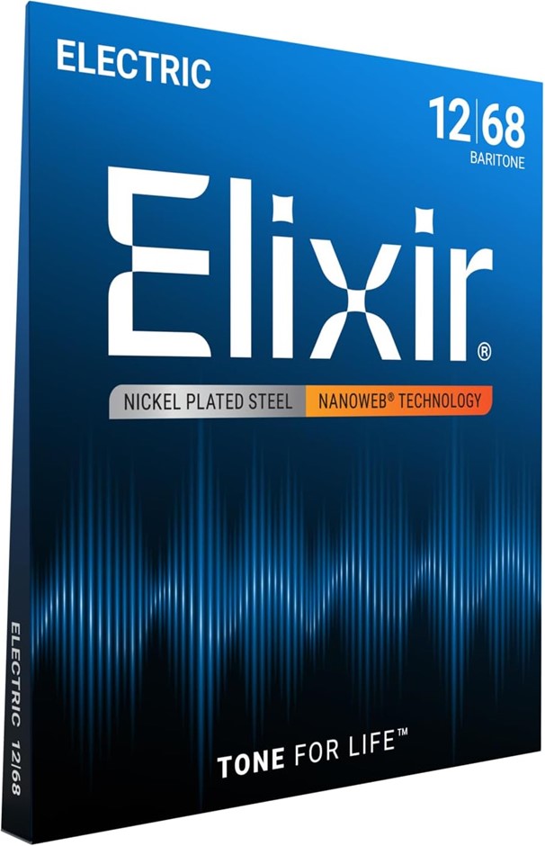 3 x Elixir Strings, Electric Guitar Strings, Nickel Plated Steel with NANOW