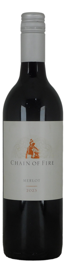 Chain Of Fire Merlot 2023 (6x 750mL), SEA.