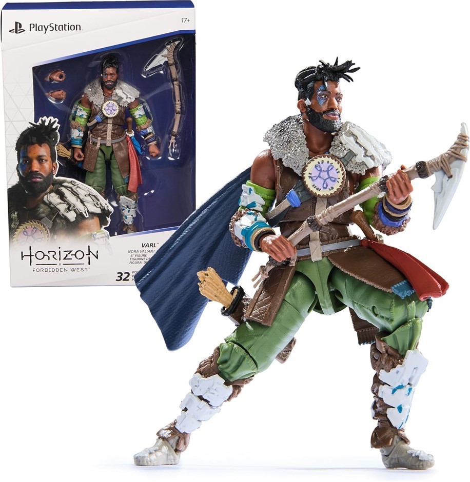 SPINMASTER PlayStation, Horizon Forbidden West, 15-cm Varl Action Figure wi