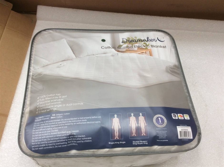 Dreamaker Cotton Quilted Electric Blanket