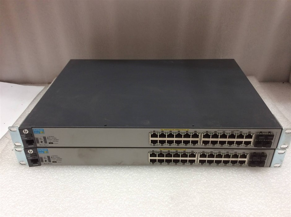 HP J9773A 2530-24G PoE+ Ethernet Switch (Lot of 2)