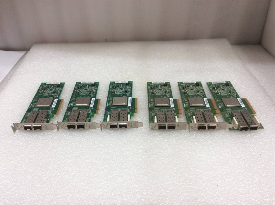 QLogic Dual Port 8Gb Fibre Channel HBA Cards (Lot of 4)