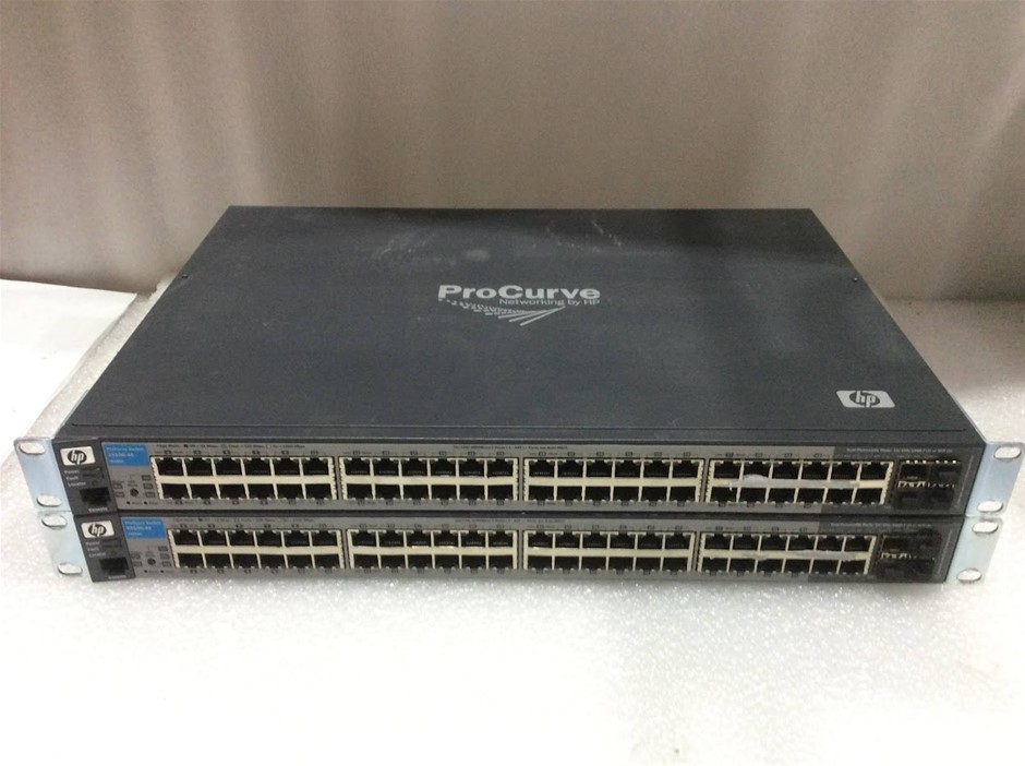HP J9280A ProCurve 2510G-48 Network Switch (Lot of 2)