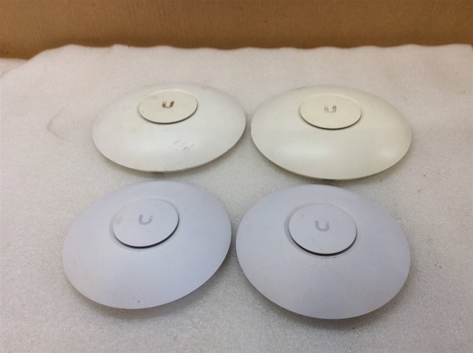 Ubiquiti UAP-AC-PRO and U6+ Wireless Access Points (Lot of 4)