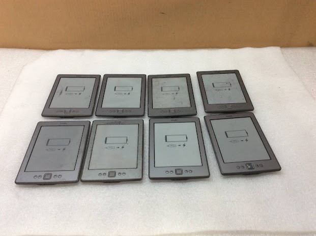 Amazon Kindle Mixed Model e-Readers (Lot of 8)