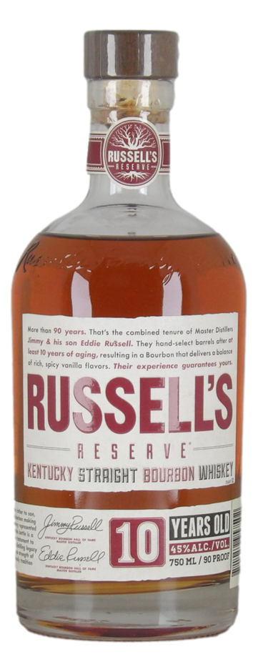 Wild Turkey Russell's Reserve 10 Y/O Kent Straight Bourbon Whisk (1x 750mL)