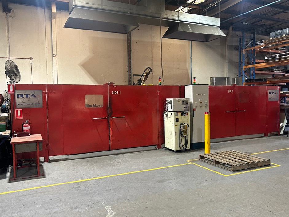 Robotic Welding Plant Comprising of: