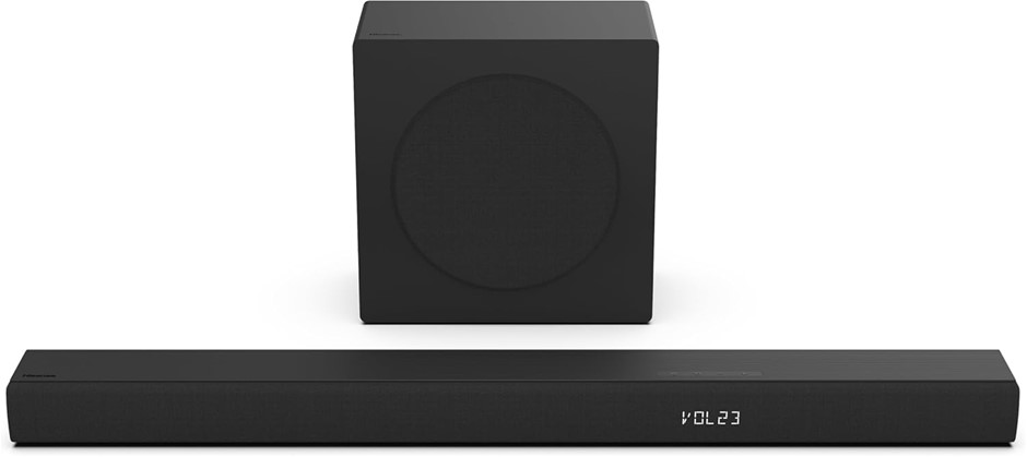 HISENSE HS3100-3.1 Channel 480W Soundbar with 6.5 inch Wireless Subwoofer,