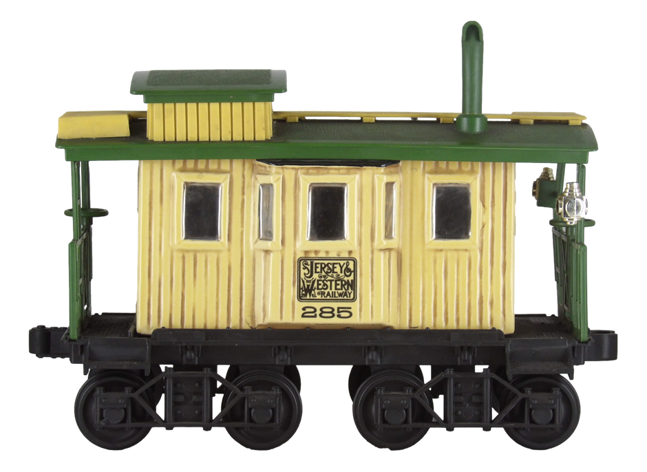 Jim Beam Jersey Western Railway 285 Caboose China Decanter (1x Item)