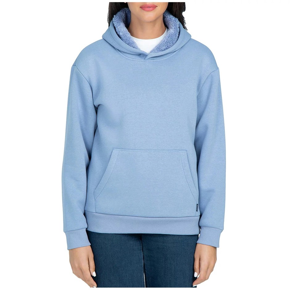 REALTREE Women's Sherpa-Lined Hoodie, Size S, Troposphere Blue. NB: minor b