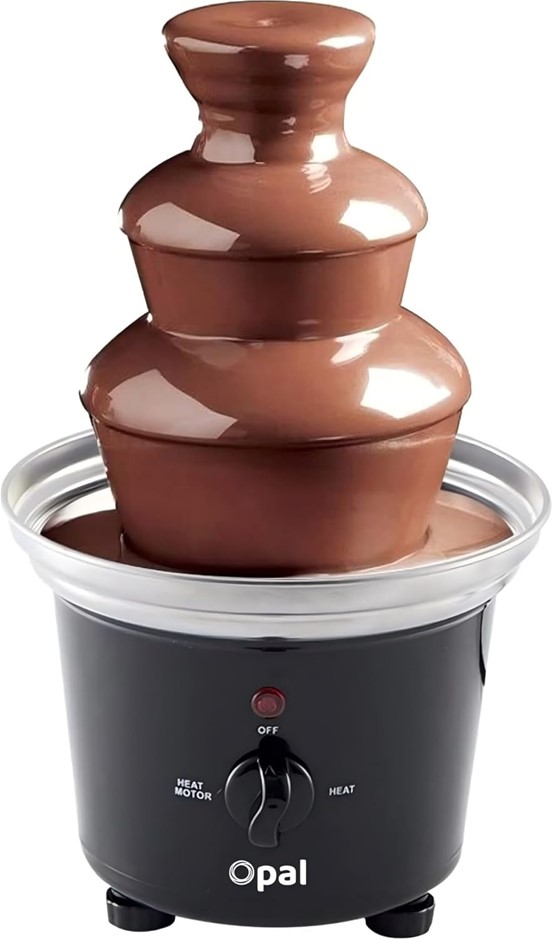 Large Size Stainless Steel Chocolate Fountain Fondue Set Electric 3-Tier Ma