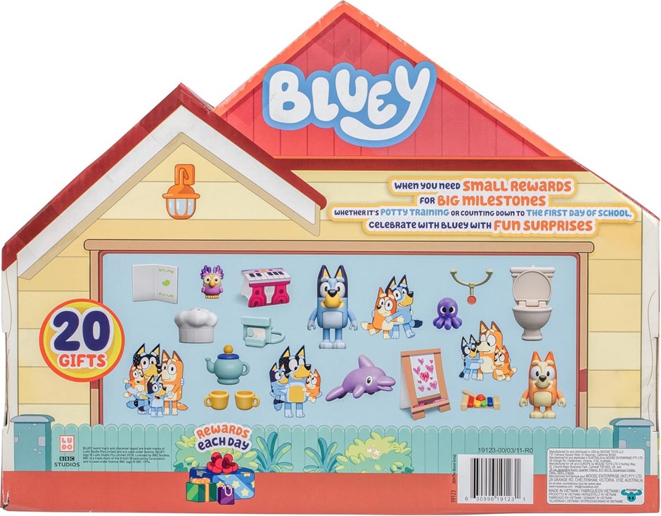 2 X BLUEY Bluey's Surprise Countdown.