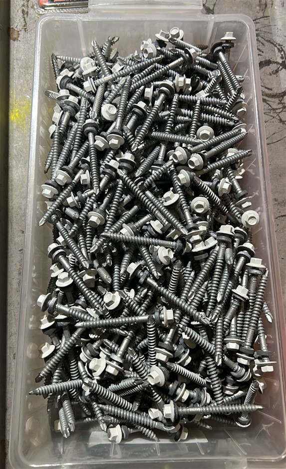 (500 Pack) Otter Zip Fixx Roofing Screws, Color bond Class 4 SUFRMIST A261