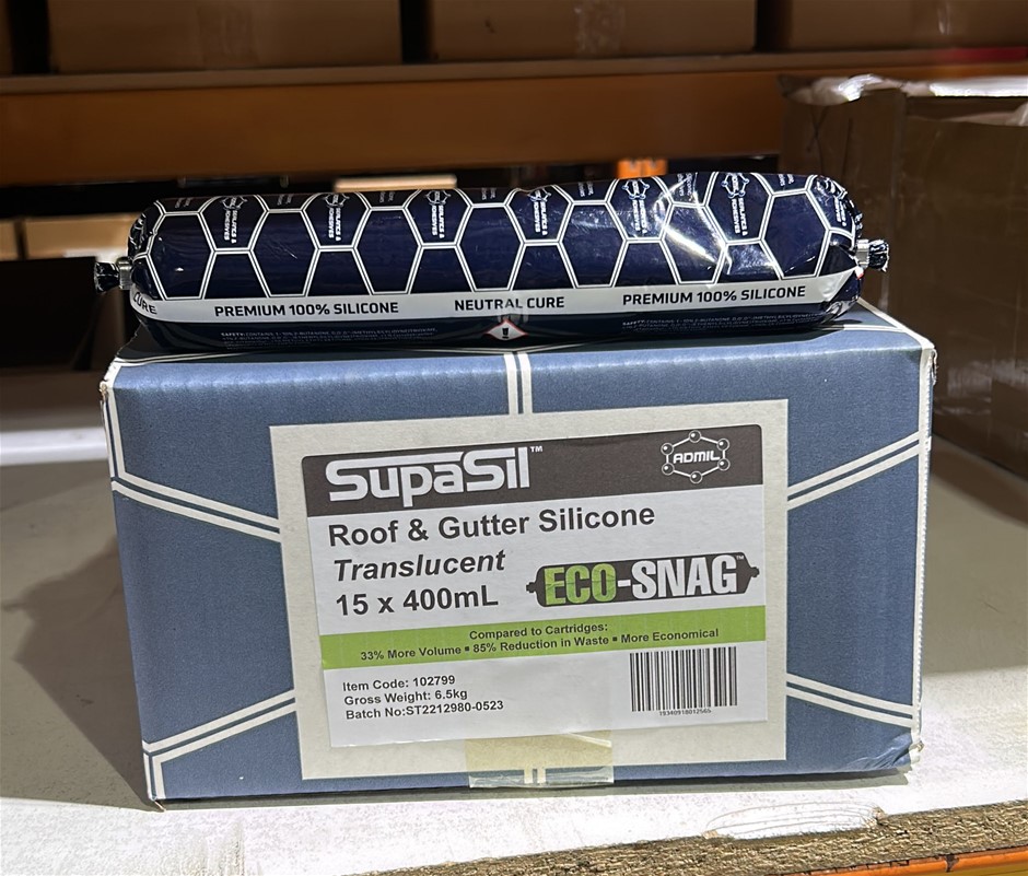 ADMIL SUPASIL 110 - Roof & Gutter 100% Silicone 400g sausage - Box of 15