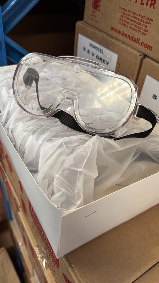 10 Pack - Multigate Vented Goggles (Clear)