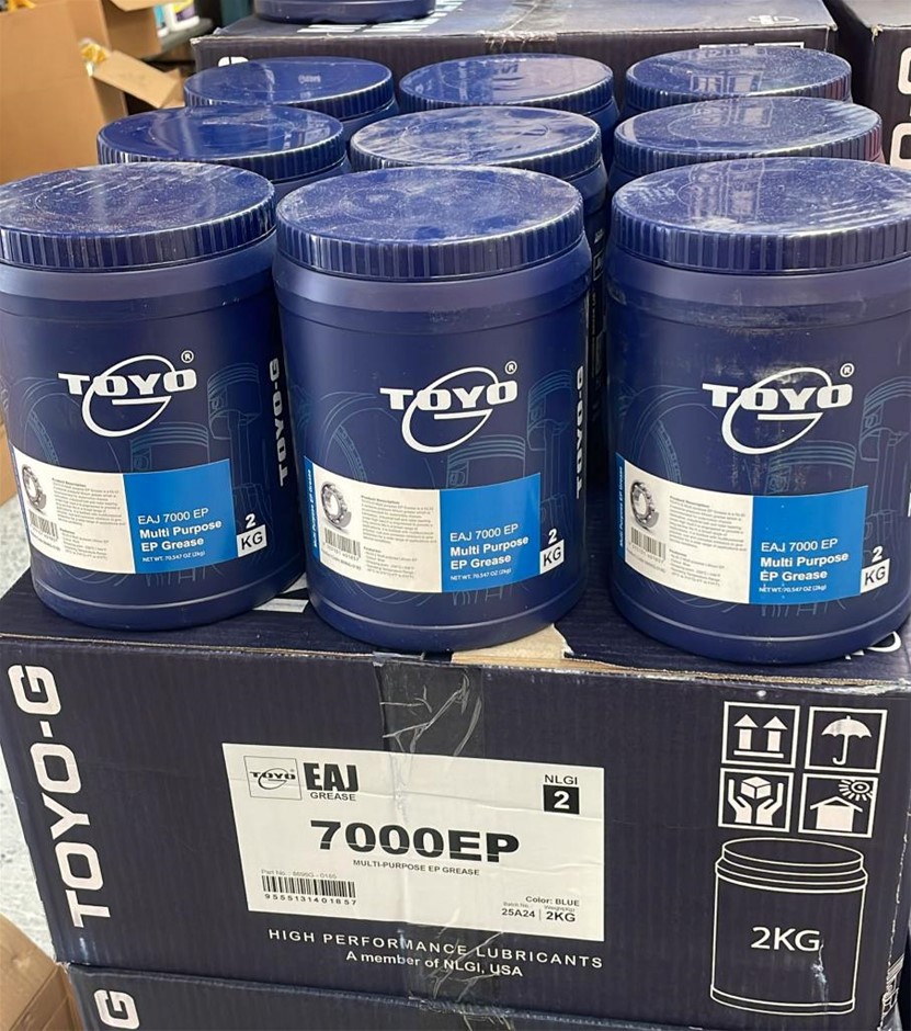 (9 Pack) Toyo Multi Purpose Grease EAJ 7000 EP 2kg Tub