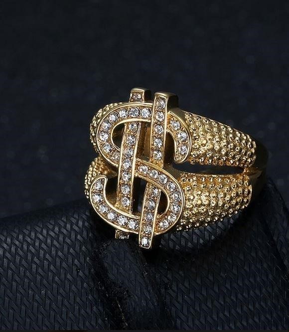 Italy 925 Silver Hip Hop Men's Ring (Stamps)-11 US