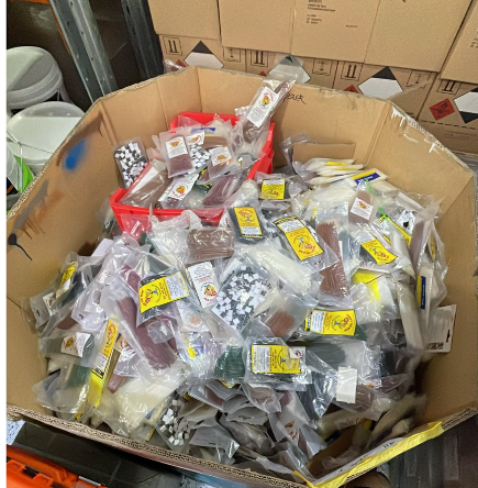 Pallet of Cable Ties (Mixed Sizes & Types)