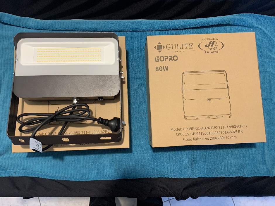 <p>2 x Gulite LED Flood Light, 80W - Quantity 1 (Unused)</p>