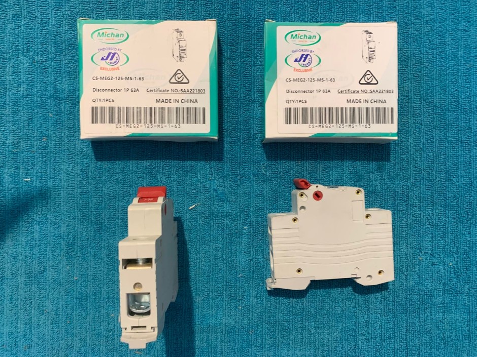 <p>57 x CS-MEG2-125-MS-1-63 Disconnector IP 63A (Unused)</p>
