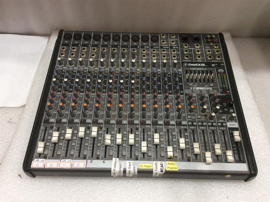 Mackie ProFX16 Professional 16-Channel Audio Mixing Console