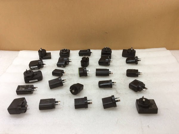 Mix Brand and Model Travel Adapters (Lot of 25)