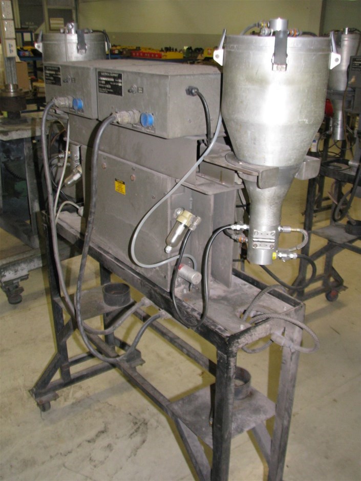 Mobile Plasma Spray Power Feeder Unit, Metco type 4MP dual twin end