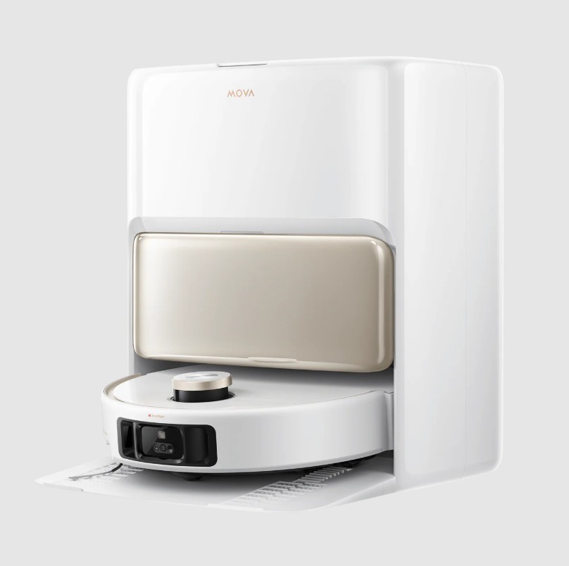 MOVA V50 Ultra Auto-Empty Robot Vacuum and Mop, White. NB: Used.