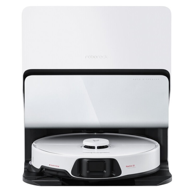 ROBOROCK S8 Max Ultra Vacuum Mop Cleaner With Base, White. NB: Used, not in