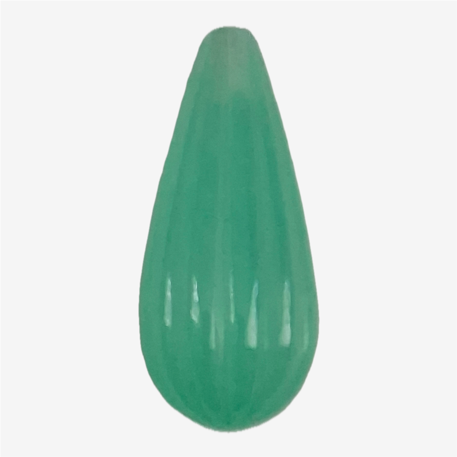 Carved Tear Chrysoprase