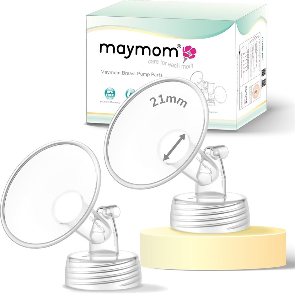 Maymom Wide Neck Pump Parts Compatible with Spectra S1/S2 Pumps; Incl Wide