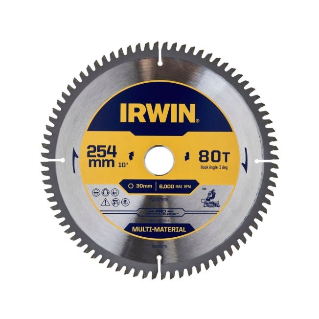 IRWIN 254mm 80T Marathon Pro Multi Material Circular Saw Blade. NB: Minor u