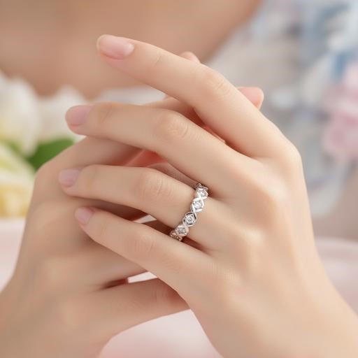 GRA Moissanite white 925 Sterling Silver Gold Vermeil Ring-7US