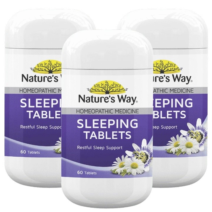 3 x Nature's Way Sleeping 60 Tablets EXP: 02/2028