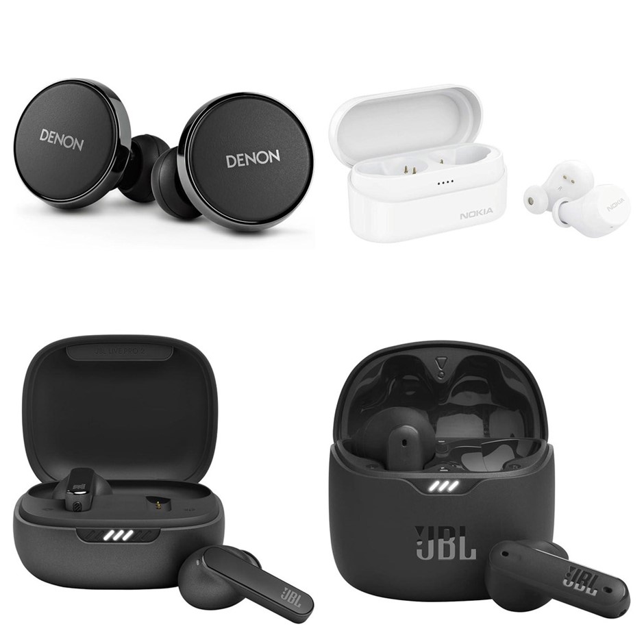 4 x Wireless Earbuds. 1 x DENION PerL Pro True 
Wireless Noise Cancelling
