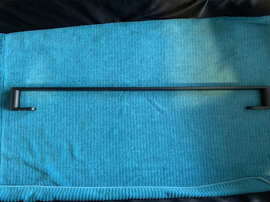 2 x Multitude Single Towel Rails, 800mm Long (Unused)