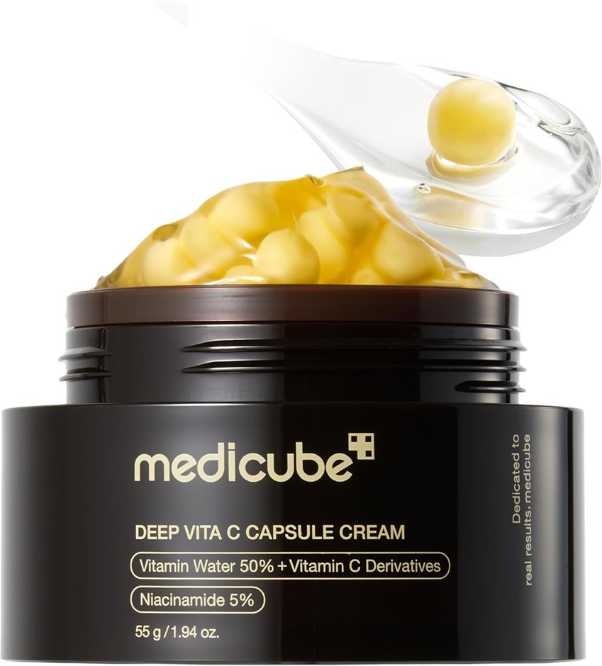 medicube Capsule Cream with Deep Vitamin C | Liposome Vitamin C Golden Caps
