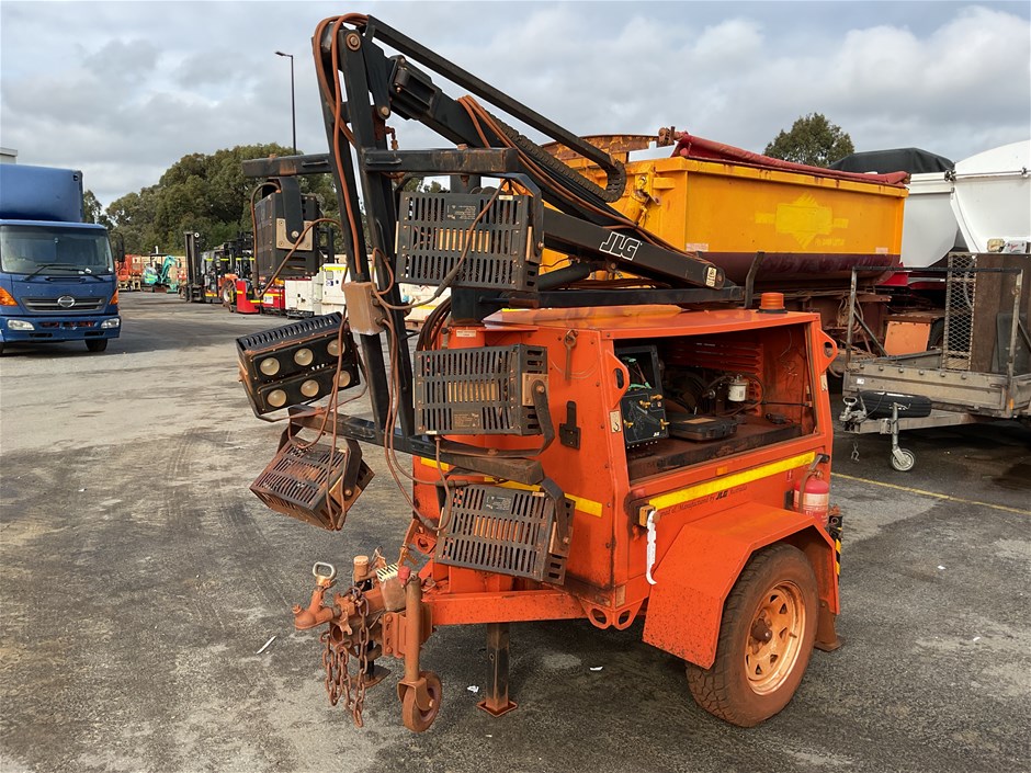 <p>2021 JLG LED-6 Single Light Tower Trailer</p>