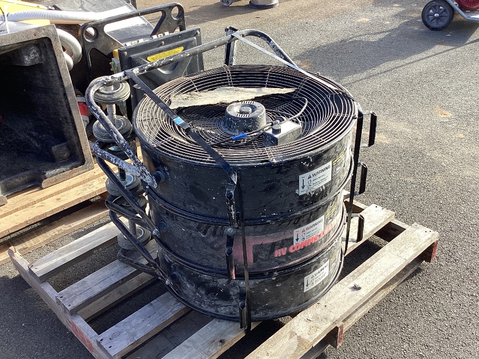<p>Industrial Drum Fans x 3</p>