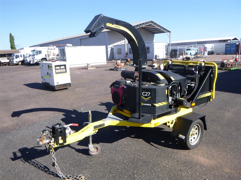 <p>2023 Hansa C27 Single Wood Chipper Trailer</p>