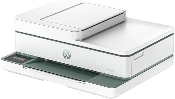 HP Envy 6531E All-in-One Printer, White. NB: Minor Use, Powers On - No Furt