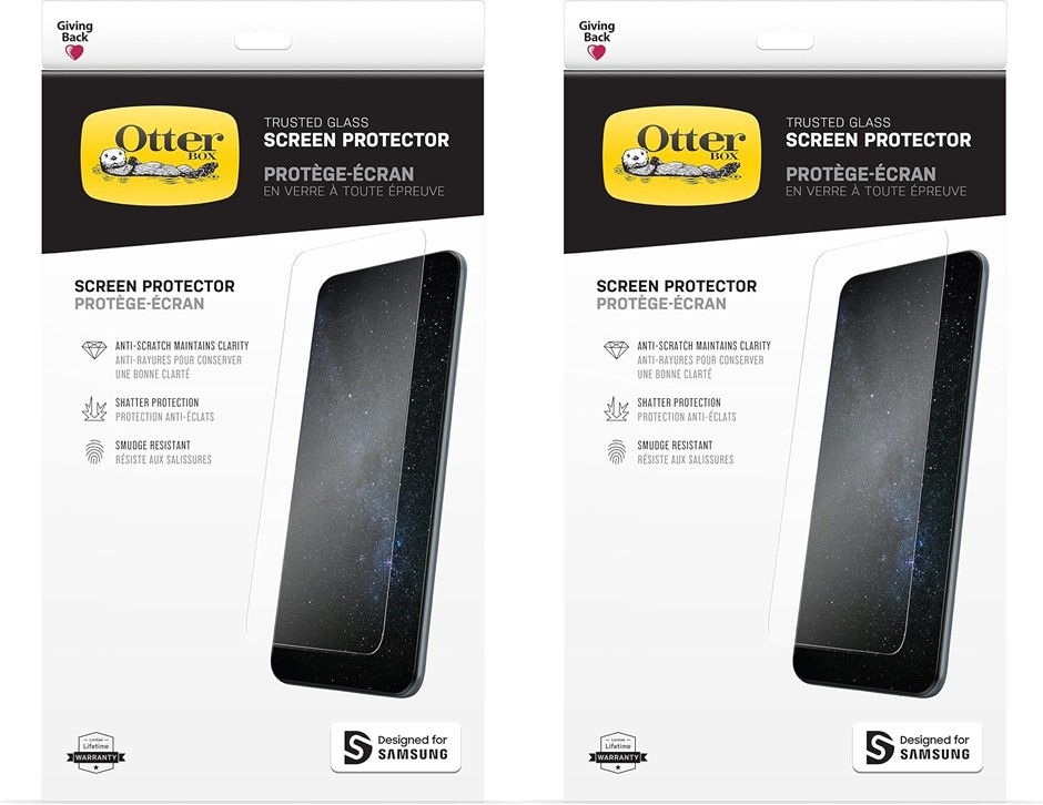 OtterBox Trusted Glass Screen Protector for Samsung Galaxy S21 FE 5G, Tempe