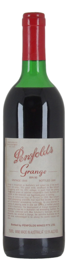 Penfolds Bin 95 Grange 1995 (1x 750mL) SA.